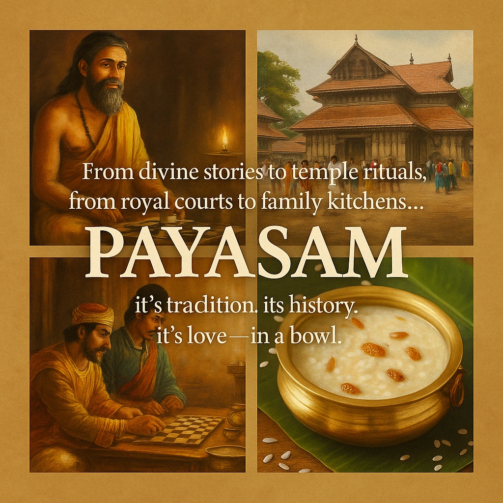 Payasam: from divine stories to temple rituals, from royal courts to family kitchens — tradition, history and love, in a bowl